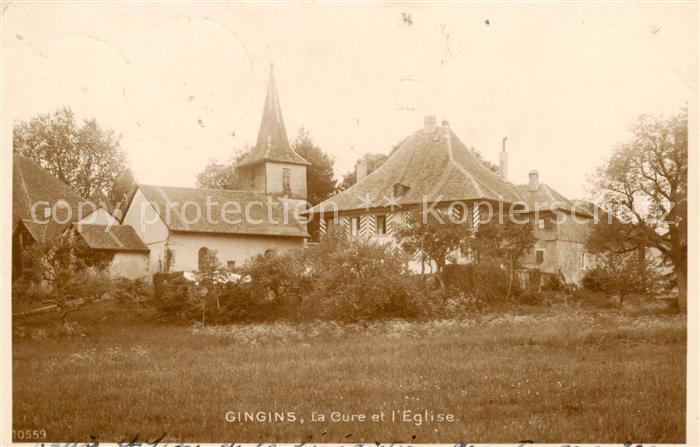 Gingins VD La Cure et l Eglise