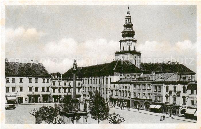 Kremsier Kromeriz Czechia Stadtzentrum Brunnen