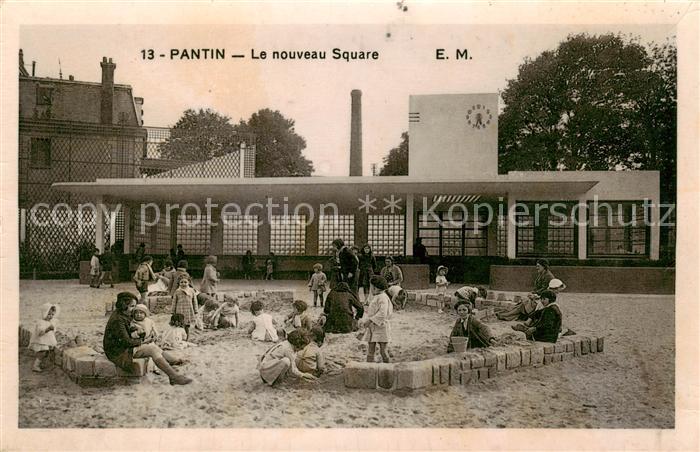 Pantin 93 Seine-Saint-Denis Nouveau square
