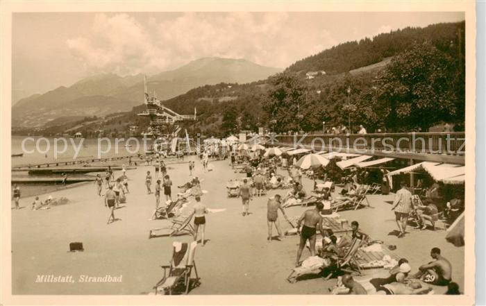 Millstatt Millstaettersee Kaernten AT Strandbad