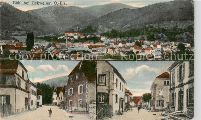 Gebweiler Guebwiler 68 Haut-Rhin Alsace Panorama Strassenpartien