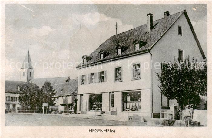 Hegenheim 68 Haut-Rhin Kaufladen Kirche