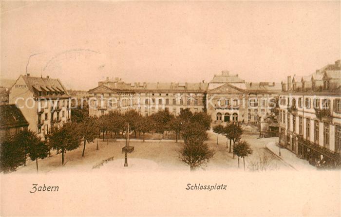 Zabern Saverne 67 Alsace Schlossplatz