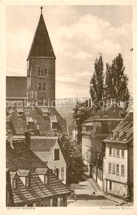 Weissenburg Wissembourg 67 Alsace Katholische Kirche