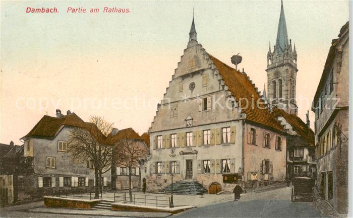 Dambach Haguenau Partie am Rathaus