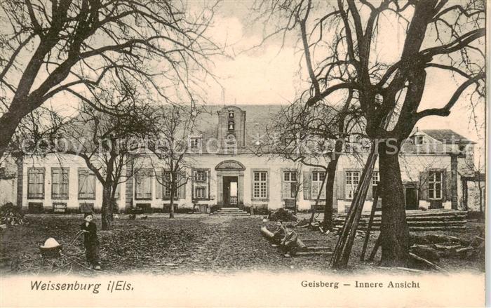 Weissenburg Wissembourg 67 Alsace Geisberg Innere Ansicht