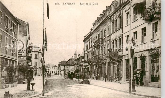 Saverne Zabern 67 Bas Rhin Alsace Rue de la Gare