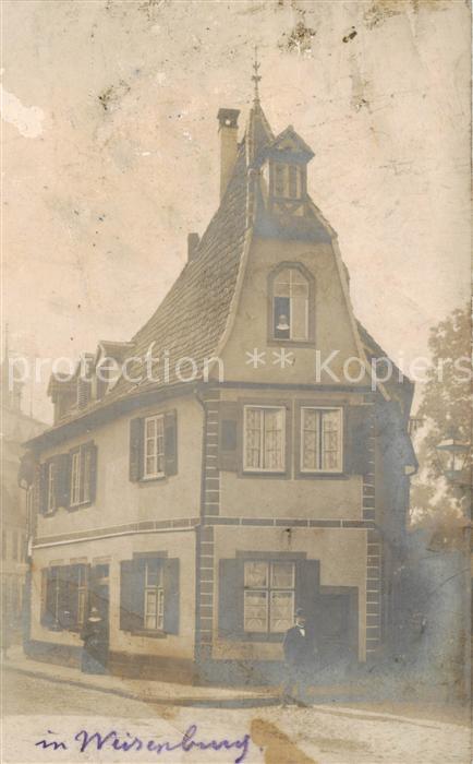 Weissenburg Wissembourg 67 Alsace Elternhaus Karl Marbach Weihbischof des Bistum