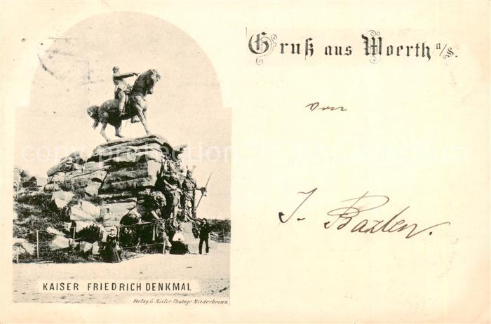 Woerth-sur-Sauer Woerth Sauer 67 Alsace Kaiser Friedrich Denkmal