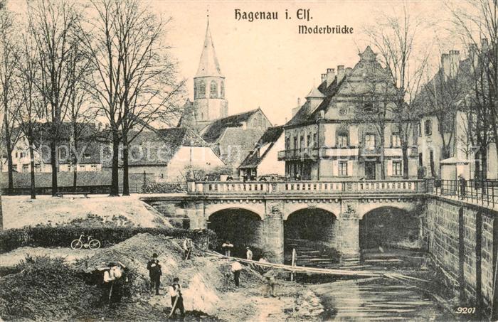Hagenau 67 Bas-Rhin Alsace Moderbruecke