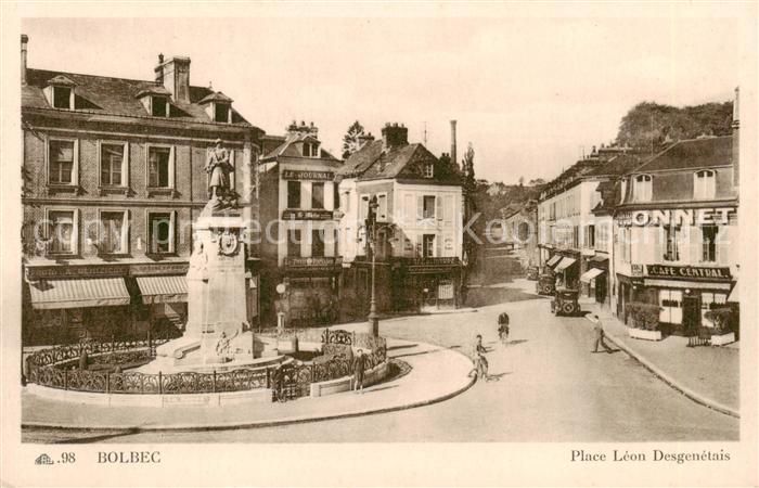Bolbec 76 Seine-Maritime Place Leon Desgenetais