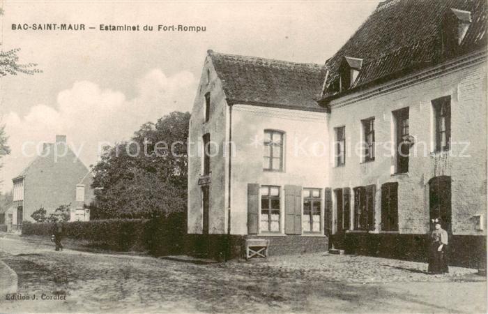 Bac-Saint-Mur Sailly-sur-la-Lys 62 Pas-de-Calais Estaminet du Fort Rompu