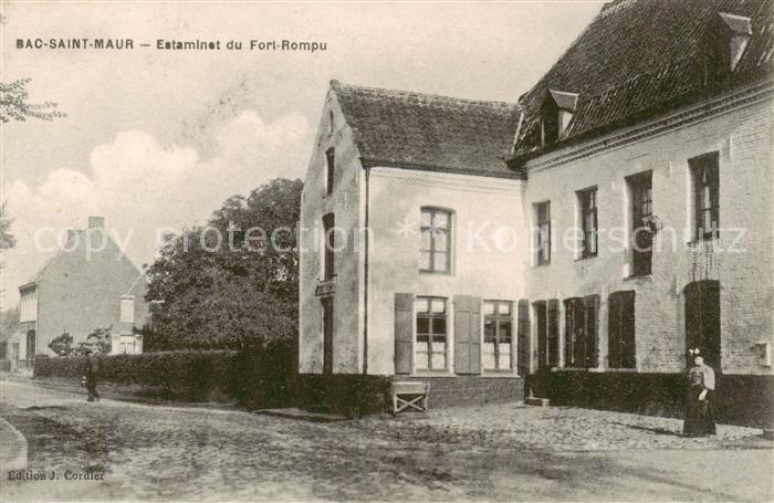 Bac-Saint-Mur Sailly-sur-la-Lys 62 Pas-d Estaminet du Fort Rompu