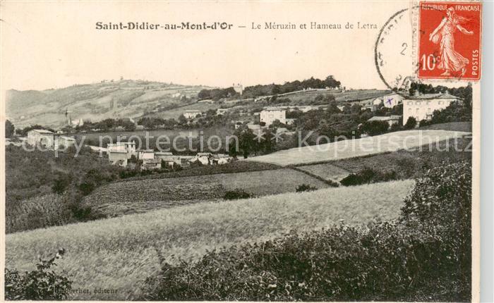 Saint-Didier-au-Mont-d Or 69 Rhone Le Meruzin et Hameau de Letra