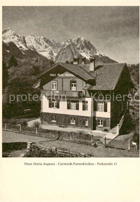 GARMISCH-PARTENKIRCHEN Bayern Haus Maria Augusta