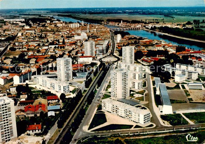 Macon 71 Vue aerienne Percee Sud