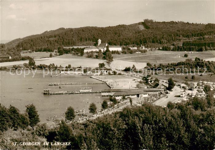 St Georgen Laengsee Kaernten AT Panorama Fliegeraufnahme