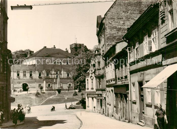 Cieszyn PL Zamek z NIX wieku widok z ul Armli Czerwonej