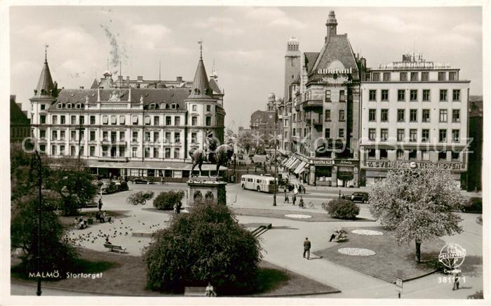 Malmoe Sweden Stortorget Denkmal