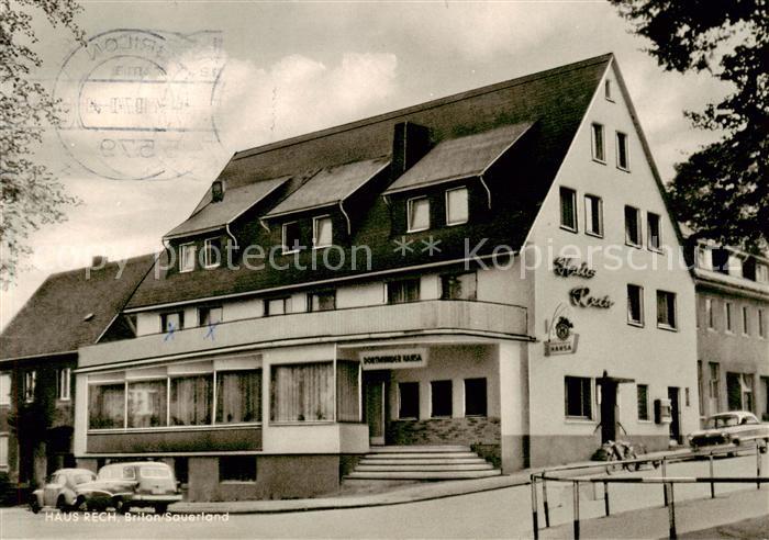 Brilon Hochsauerlandkreis NRW Haus Rech Restaurant Cafe Konditorei