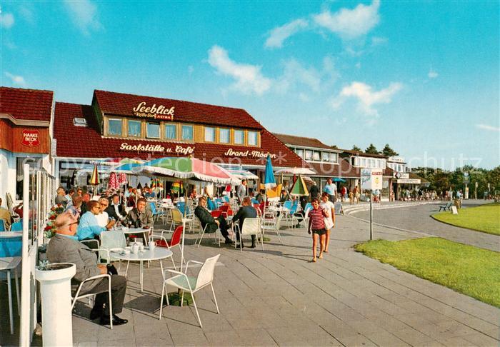 Sahlenburg Cuxhaven Nordseeheilbad Ladenstrasse StrassenCafes