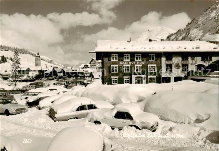 Lech Vorarlberg Wintersportplatz Alpen Gasthof Post