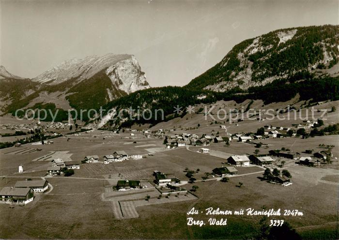 Au Rehmen Schoppernau Vorarlberg AT Panorama mit Kanisfluh Bregenzer Wald