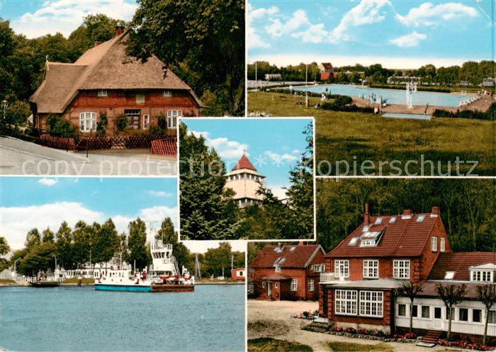 Burg  Dithmarschen Ortsmotive Freibad Faehre