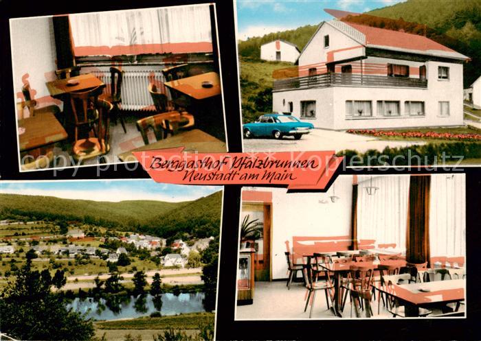 Neustadt Main Berggasthof Pfalzbrunnen im Spessart Parkplatz