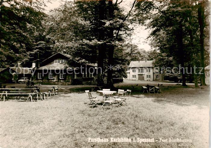 Bischbrunn Forsthaus Karlshoehe im Spessart