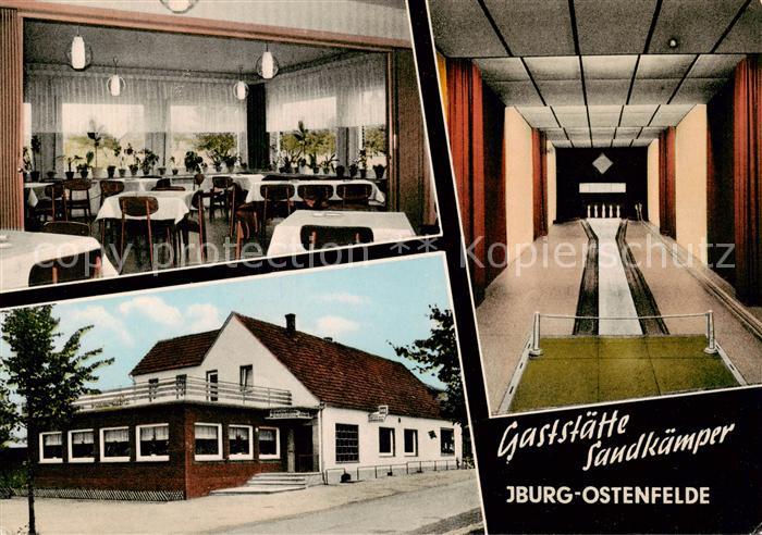 Ostenfelde Bad Iburg Gaststaette Sandkaemper Gaststube Kegelbahn