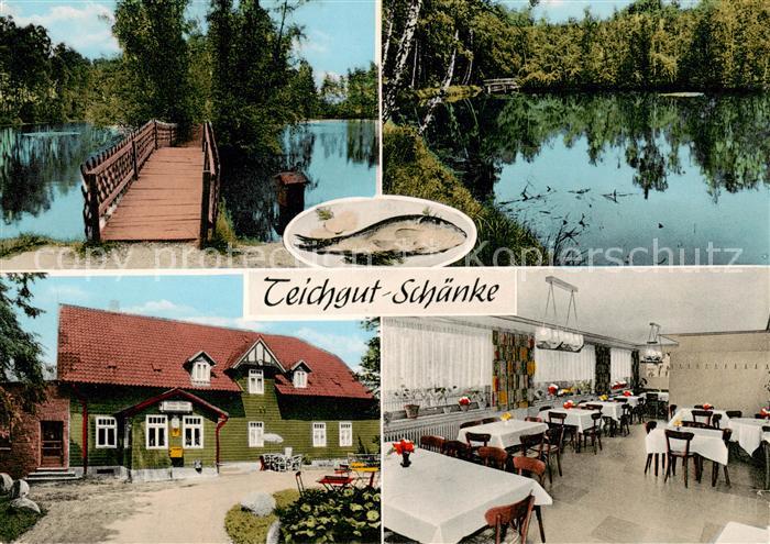 Gross Oesingen Teichgut Schaenke Seebruecke Gastraum