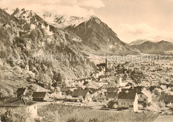 Vaduz Liechtenstein FL Panorama