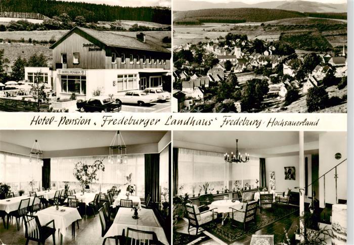 Fredeburg Schmallenberg Hotel Pension Fredeburger Landhaus Gastraeume Panorama