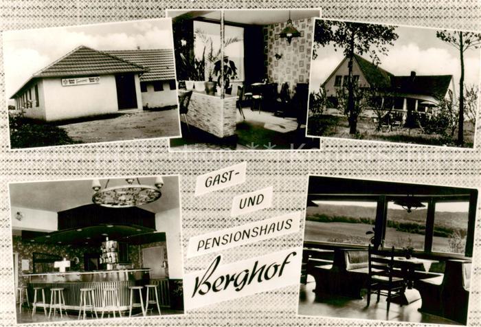 Obermehnen Gast und Pensionhaus Berghof Gastraeume Bar