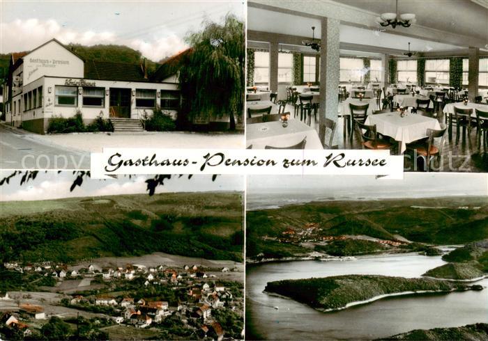 Hasenfeld Gasthaus Pension zum Rursee Gastraum Fliegeraufnahmen