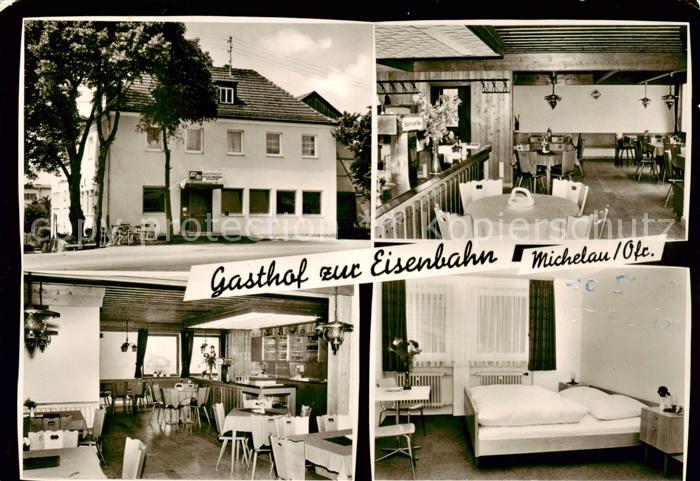 Michelau Oberfranken Gasthof zur Eisenbahn Gastraeume Zimmer
