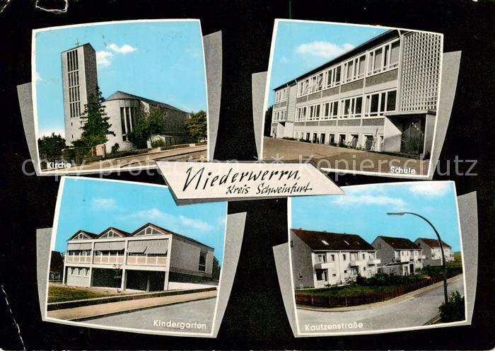Niederwerrn Kirche Schule Kindergarten Kautzenstrasse