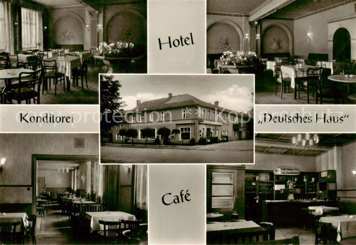 Rheinsberg Hotel Deutsches Haus Cafe Konditorei Gastraeume
