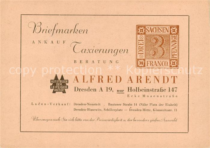 Dresden Elbe Briefmarken Ankauf Alfred Arendt