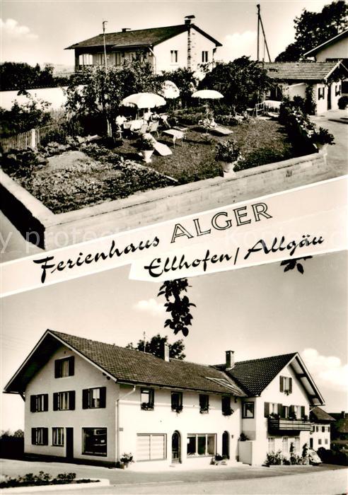 Ellhofen Allgaeu Ferienhaus Alger Gartenterrasse