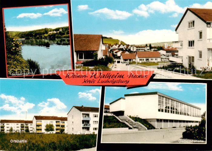 Walheim  Neckar Neckarpartie Ortspartien Gemeindehalle