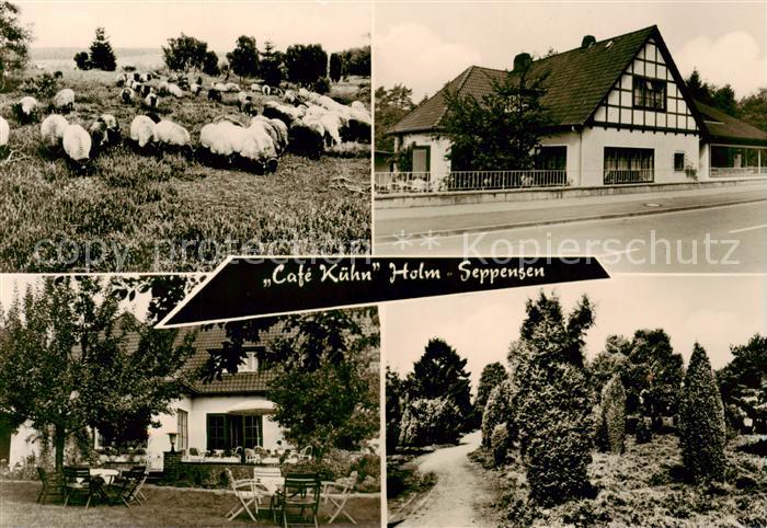 Holm-Seppensen Schafherde Cafe Kuehn Terrasse Park