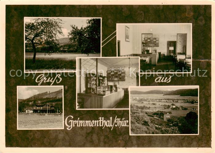 Grimmenthal Obermassfeld Panorama Gasthof Theke Gaststube Teilansichten