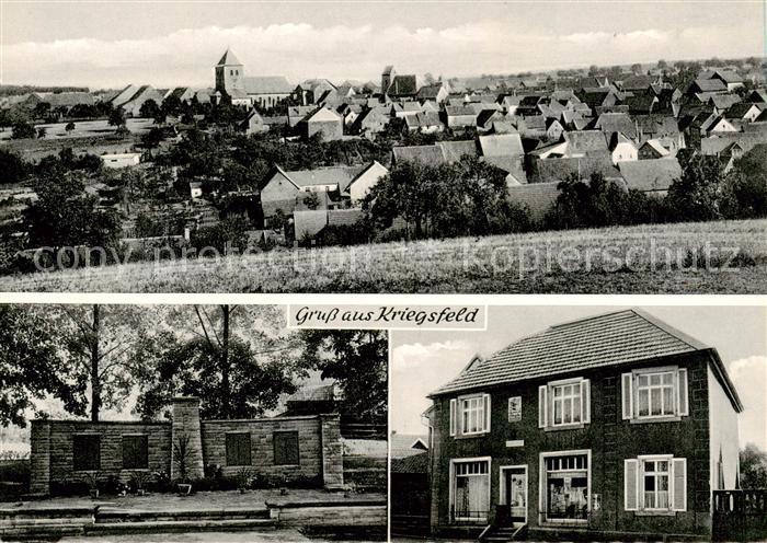 Kriegsfeld Panorama Gedenkstaette Gemischtwarengeschaeft Herbert Pritzius