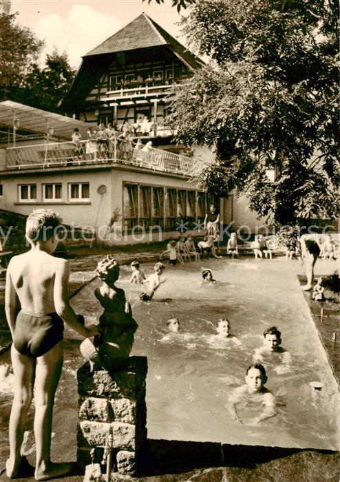 Mambach Zell im Wiesental Bergklause Maria Frieden Schwarzwaldkinderheim Schwimm