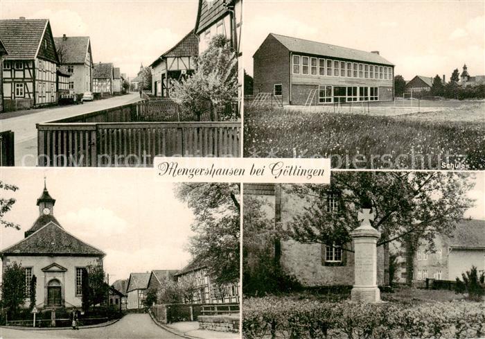 Mengershausen Rosdorf Ortsansichten Halle Denkmal