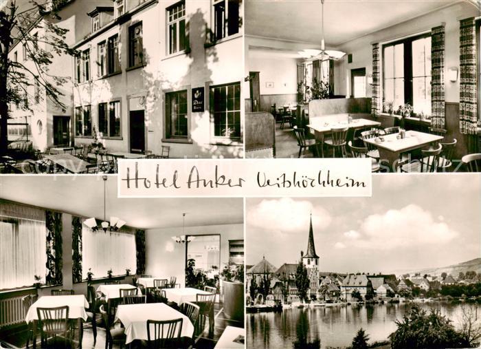 Veitshoechheim Hotel Restaurant Goldener Anker Gastraeume Ortsblick