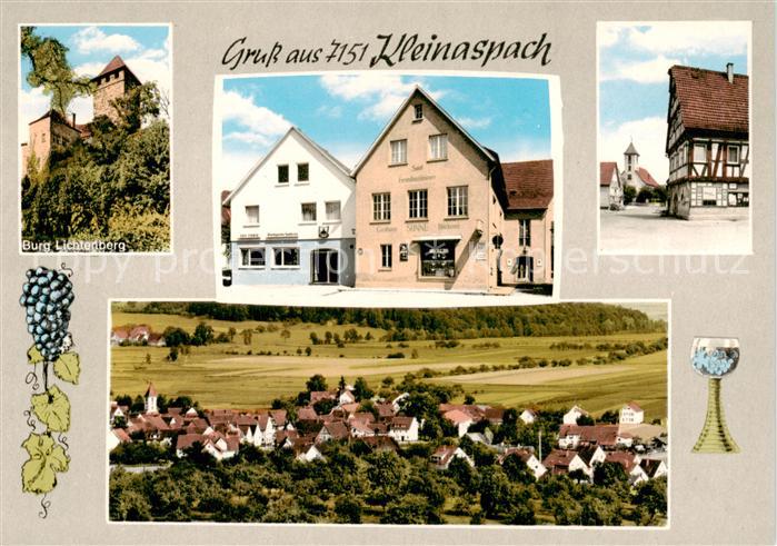Kleinaspach Burg Lichtenberg Gasthof Sonne Cafe uebele Panorama