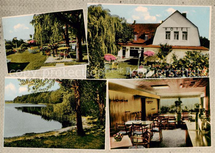 Ruhwinkel Park Struves Gaststaette Pension Zum Landhaus Gastraum Weiher